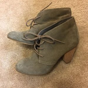 Aldo boho suede booties